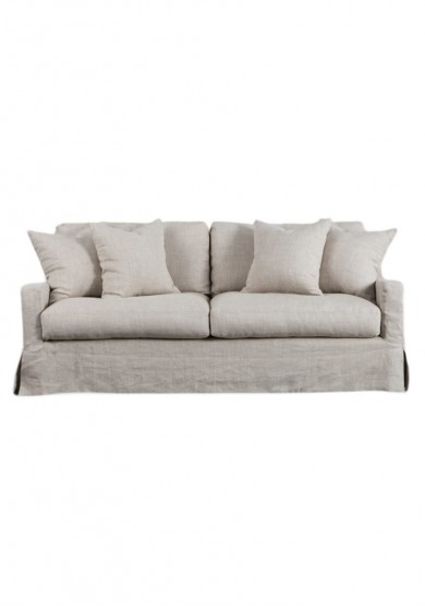 Jerry Slipcover Sofa 3 Seater